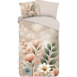 Good Morning Bloemenveld Dekbedovertrek Zand-1-persoons (140 X 200/220 Cm) -Winkel Voor Premium Beddengoed 0029084cc7e1479c8fd697e0e21e3e16