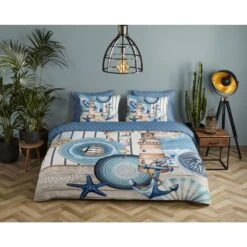 HIP Collectie Vuurtoren Dekbedovertrek Blauw-2-persoons (200 X 200/220 Cm) 9 HIP Collectie Vuurtoren Dekbedovertrek Blauw-2-persoons (200 X 200/220 Cm) -Winkel Voor Premium Beddengoed 00d24c54330a4753a96a4322cf9214bc