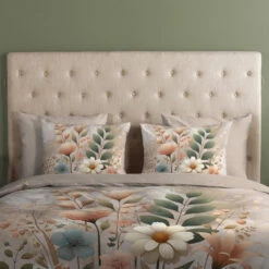 Good Morning Bloemenveld Dekbedovertrek Zand-1-persoons (140 X 200/220 Cm) -Winkel Voor Premium Beddengoed 018b33bb847d48babcb7c625307b5b11