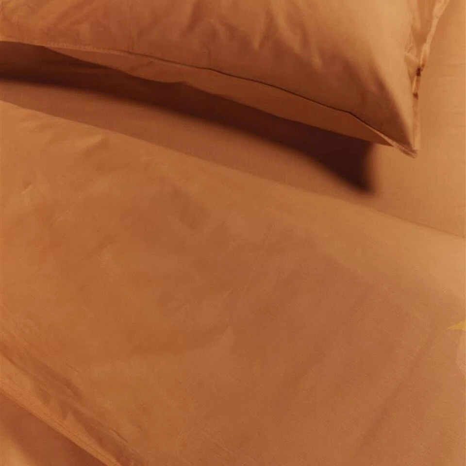 Ambiante Cotton Uni Dekbedovertrek - 240x200/220 - Oranje 5 Ambiante Cotton Uni Dekbedovertrek - 240x200/220 - Oranje - Afbeelding 3