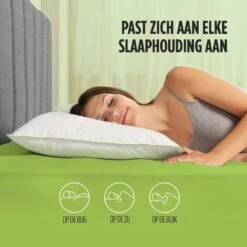 Vitapur Hoofdkussen - Hoofdkussen Nekklachten - Slaapkussen - 50x70 Cm -Winkel Voor Premium Beddengoed 0b945f214cef4f21b99ee41ace936172
