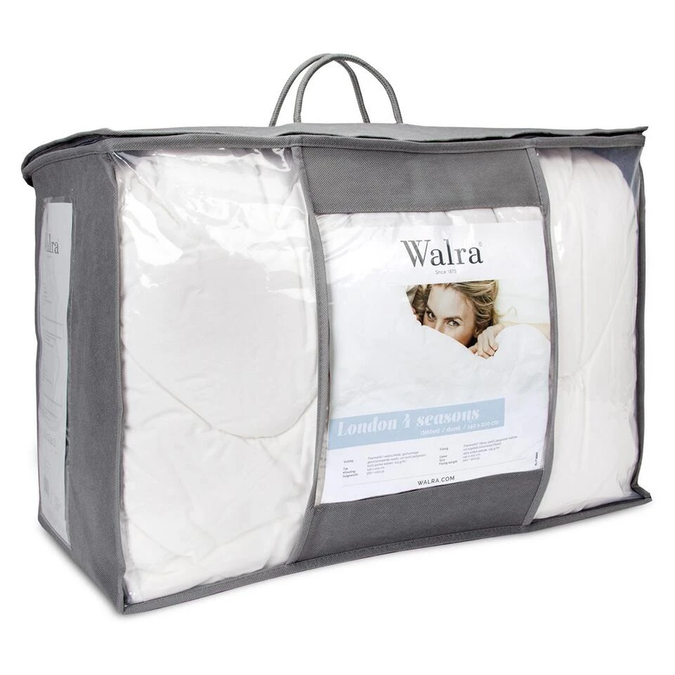 Walra - Dekbed London - 200x200 Cm - Wit 5 Walra - Dekbed London - 200x200 Cm - Wit - Afbeelding 3