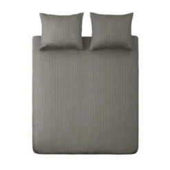 Ten Cate 100% Katoensatijnen Eenpersoons Dekbedovertrek - 140x200/220 - Taupe