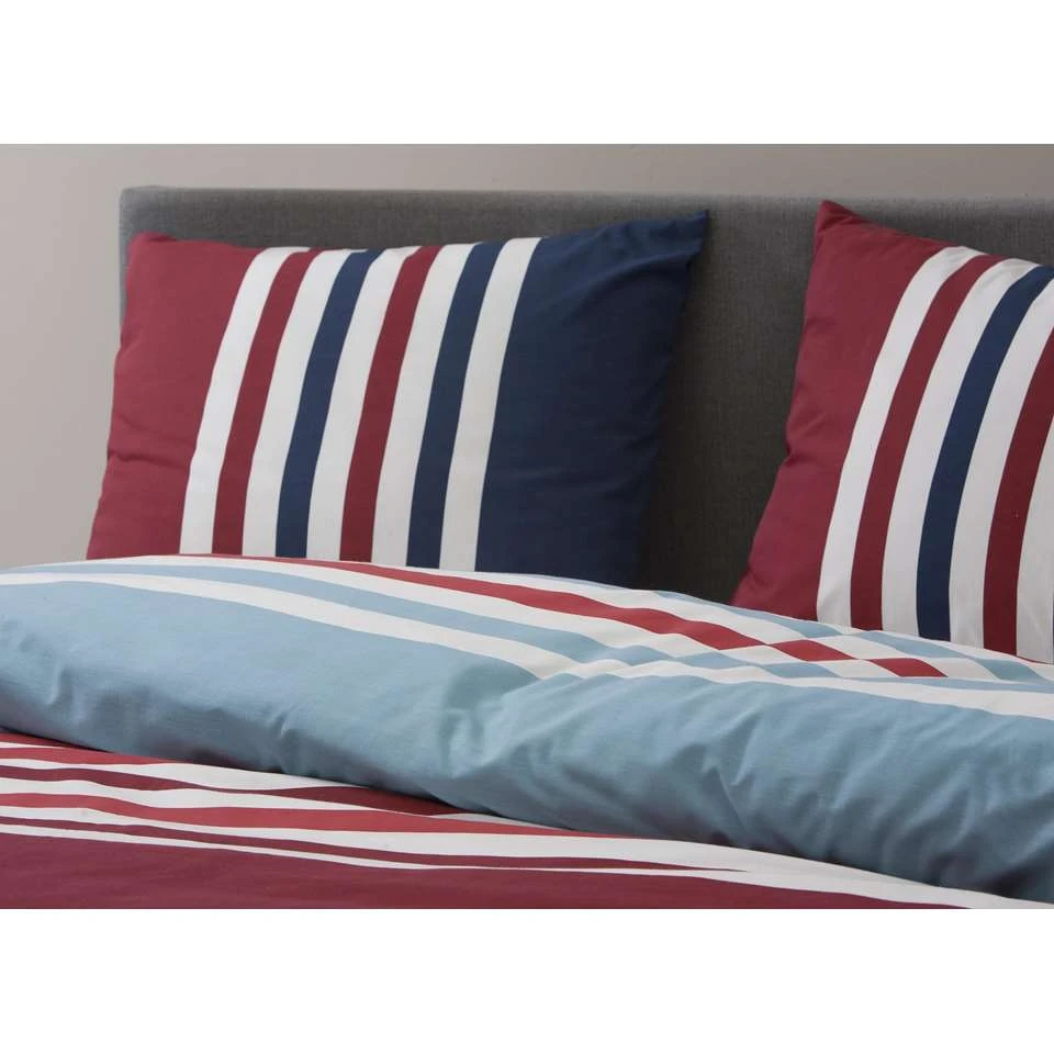 Ten Cate Katoenen Lits Jumeaux Dekbedovertrek - 240x200/220 - Trone Stripe 6 Ten Cate Katoenen Lits Jumeaux Dekbedovertrek - 240x200/220 - Trone Stripe - Afbeelding 4
