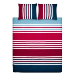 Ten Cate Katoenen Lits Jumeaux Dekbedovertrek - 240x200/220 - Trone Stripe