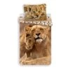 Animal Pictures Dekbedovertrek Leeuw - Eenpersoons -140 X 200 Cm - Katoen
