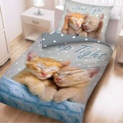Animal Pictures Dekbedovertrek Sleep - Eenpersoons - 140 X 200 Cm - Katoen -Winkel Voor Premium Beddengoed 1000025493 0102