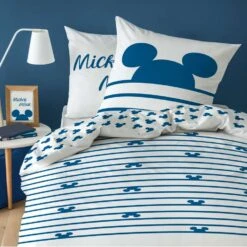 Disney Mickey Mouse Dekbedovertrek Sail - Eenpersoons - 140 X 200 Cm - Katoen -Winkel Voor Premium Beddengoed 1000025513 0102