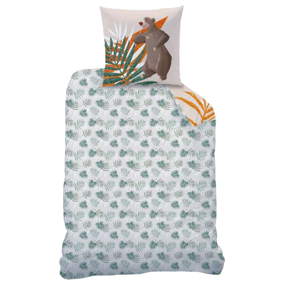 Disney Jungle Book Dekbedovertrek Happy - Eenpersoons - 140 X 200 Cm - Katoen 6 Disney Jungle Book Dekbedovertrek Happy - Eenpersoons - 140 X 200 Cm - Katoen - Afbeelding 4