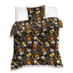 Bier Dekbedovertrek Proost - Eenpersoons - 140 X 200 Cm - Multi