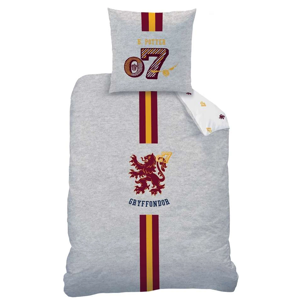 Harry Potter Dekbedovertrek Team Gryffindor - 140 X 200 Cm + 63 X 63 Cm - Katoen 5 Harry Potter Dekbedovertrek Team Gryffindor - 140 X 200 Cm + 63 X 63 Cm - Katoen - Afbeelding 3