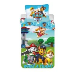 PAW Patrol Dekbedovertrek What A Team! - Eenpersoons - 140 X 200 Cm - Katoen