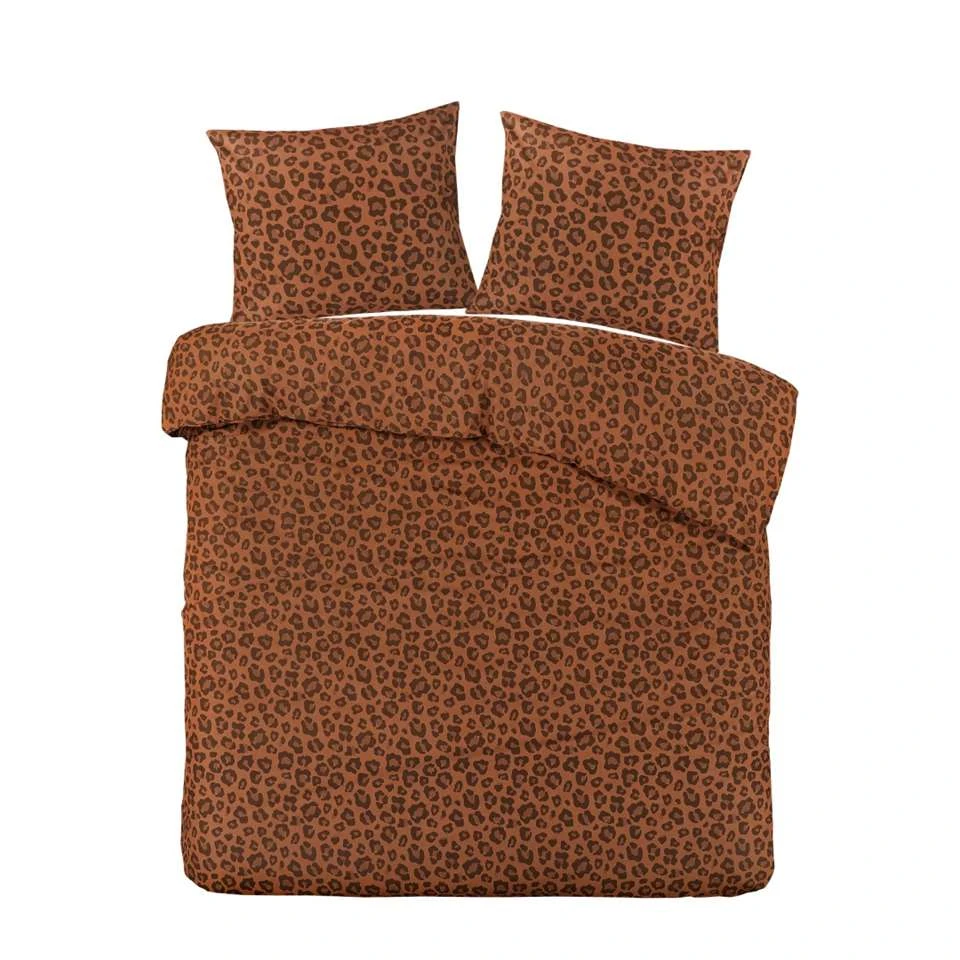 Day Dream Dekbedovertrek Sara - 140x200/220cm - Bruin 3 Day Dream Dekbedovertrek Sara - 140x200/220cm - Bruin