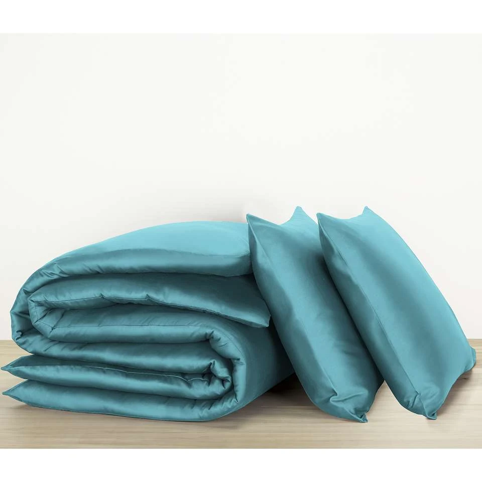 De Witte Lietaer Dekbedovertrek Katoen Satijn Olivia - 240 X 220 Cm - Groen 4 De Witte Lietaer Dekbedovertrek Katoen Satijn Olivia - 240 X 220 Cm - Groen - Afbeelding 2