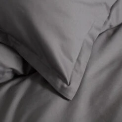 Cinderella Dekbedovertrek Satijn - 260x200/220 Cm - Antraciet -Winkel Voor Premium Beddengoed 1000030605 0102