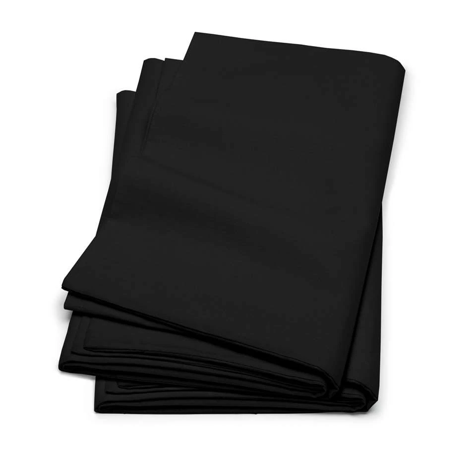 Cinderella Kussenslopen Met Rits - Katoen - 80x80 Cm - Zwart - 2 Stuks 4 Cinderella Kussenslopen Met Rits - Katoen - 80x80 Cm - Zwart - 2 Stuks - Afbeelding 2