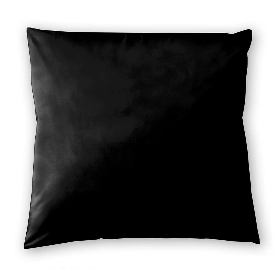 Cinderella Kussenslopen Met Rits - Katoen - 80x80 Cm - Zwart - 2 Stuks 3 Cinderella Kussenslopen Met Rits - Katoen - 80x80 Cm - Zwart - 2 Stuks