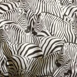 De Witte Lietaer Dekbedovertrek Zebra - 240 X 220 Cm - Katoen Satijn -Winkel Voor Premium Beddengoed 1000031331 0101