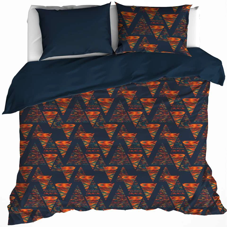 De Witte Lietaer Dekbedovertrek Caspian Eclipse - 240 X 220 Cm - Katoen Flanel 3 De Witte Lietaer Dekbedovertrek Caspian Eclipse - 240 X 220 Cm - Katoen Flanel