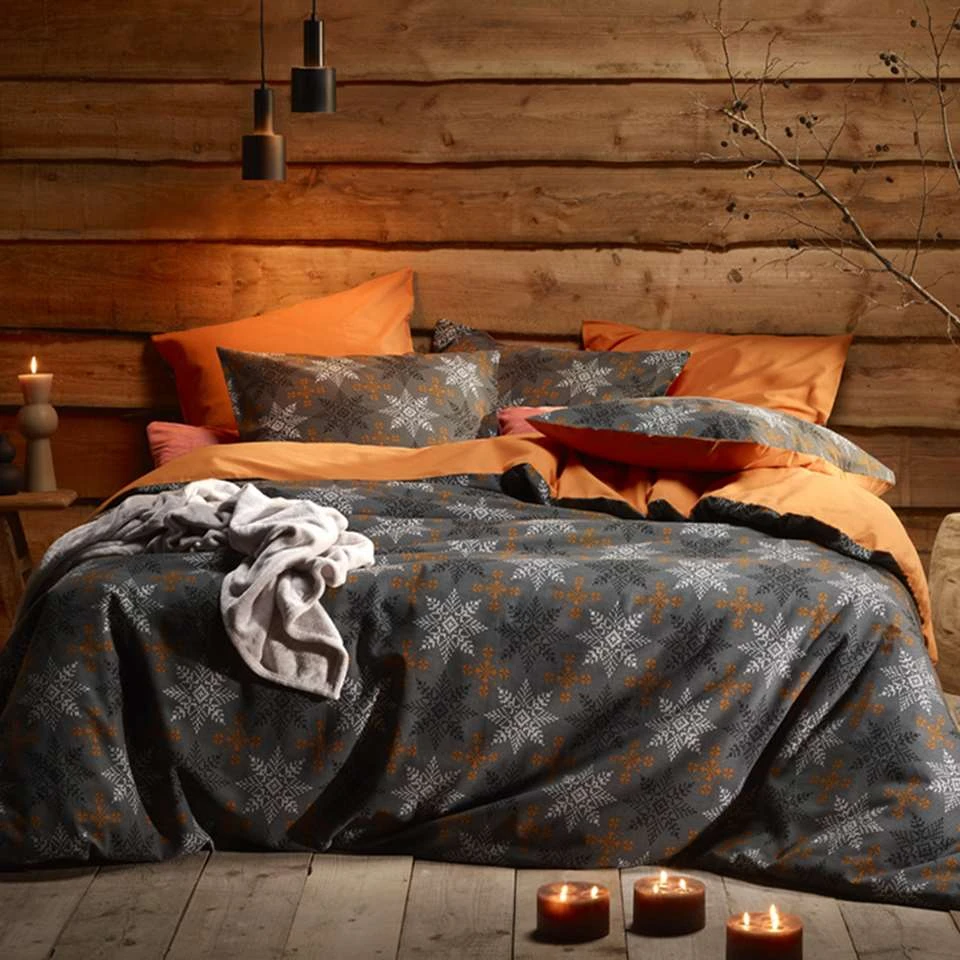 De Witte Lietaer Dekbedovertrek Frostine - 260 X 240 Cm - Katoen Flanel 5 De Witte Lietaer Dekbedovertrek Frostine - 260 X 240 Cm - Katoen Flanel - Afbeelding 3