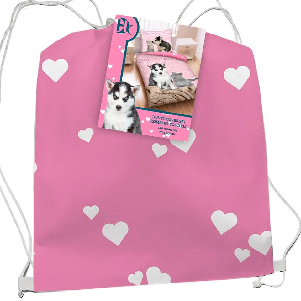 Animal Pictures Dekbedovertrek Happier Together - 140 X 200 Cm - Katoen 6 Animal Pictures Dekbedovertrek Happier Together - 140 X 200 Cm - Katoen - Afbeelding 4