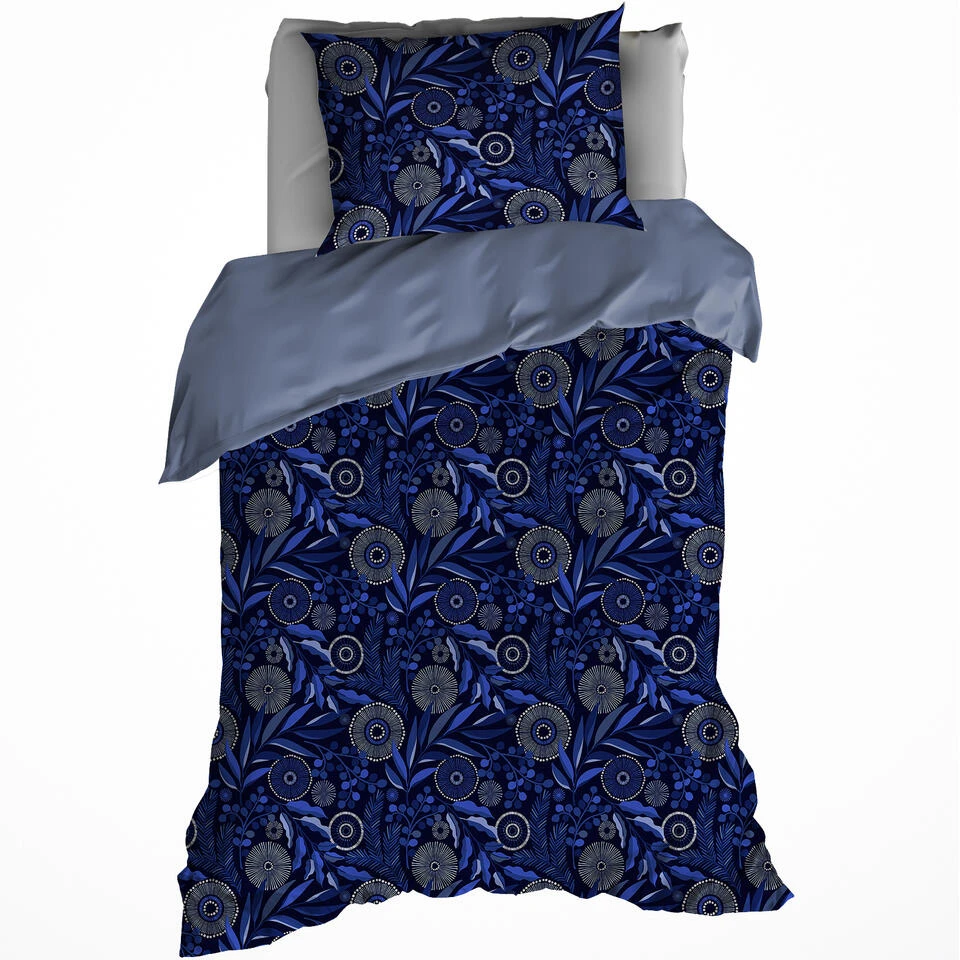 De Witte Lietaer Dekbedovertrek Moonflower - 140 X 200/220 Cm - Katoen Flanel 3 De Witte Lietaer Dekbedovertrek Moonflower - 140 X 200/220 Cm - Katoen Flanel