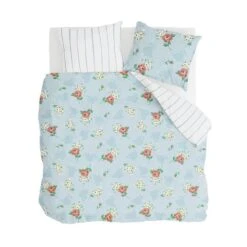 Walra - Dekbedovertrek Red Roses - 200x220 Cm - Blauw