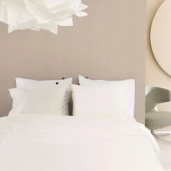 Damai Dekbedovertrek Organic Satijn Ivory-1-persoons (140 X 200/220 Cm) -Winkel Voor Premium Beddengoed 1000034397 0102