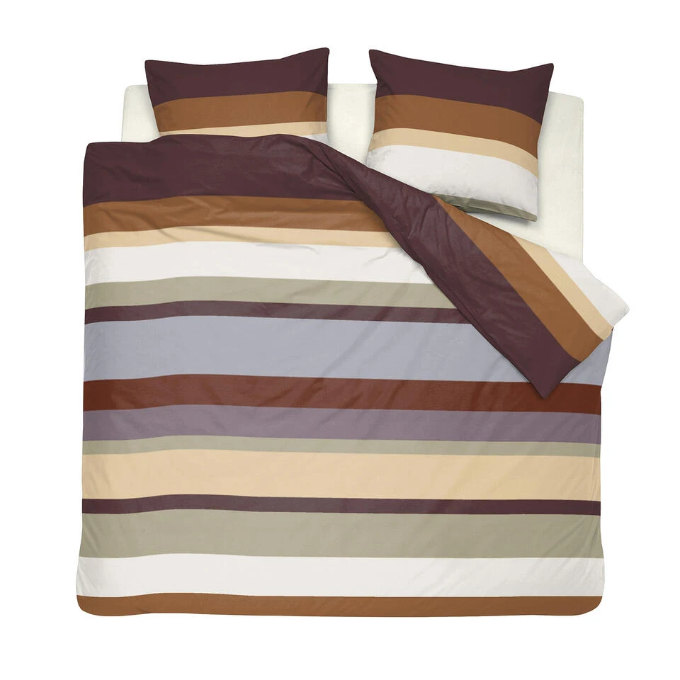 Damai Dekbedovertrek Casa - Katoen - 260x200/220 Cm Casa - Rust 3 Damai Dekbedovertrek Casa - Katoen - 260x200/220 Cm Casa - Rust