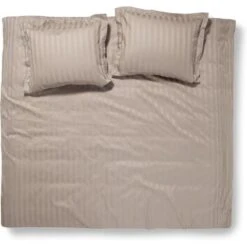 Dekbedovertrek Damai Linea Cement Satijn-200x200/220