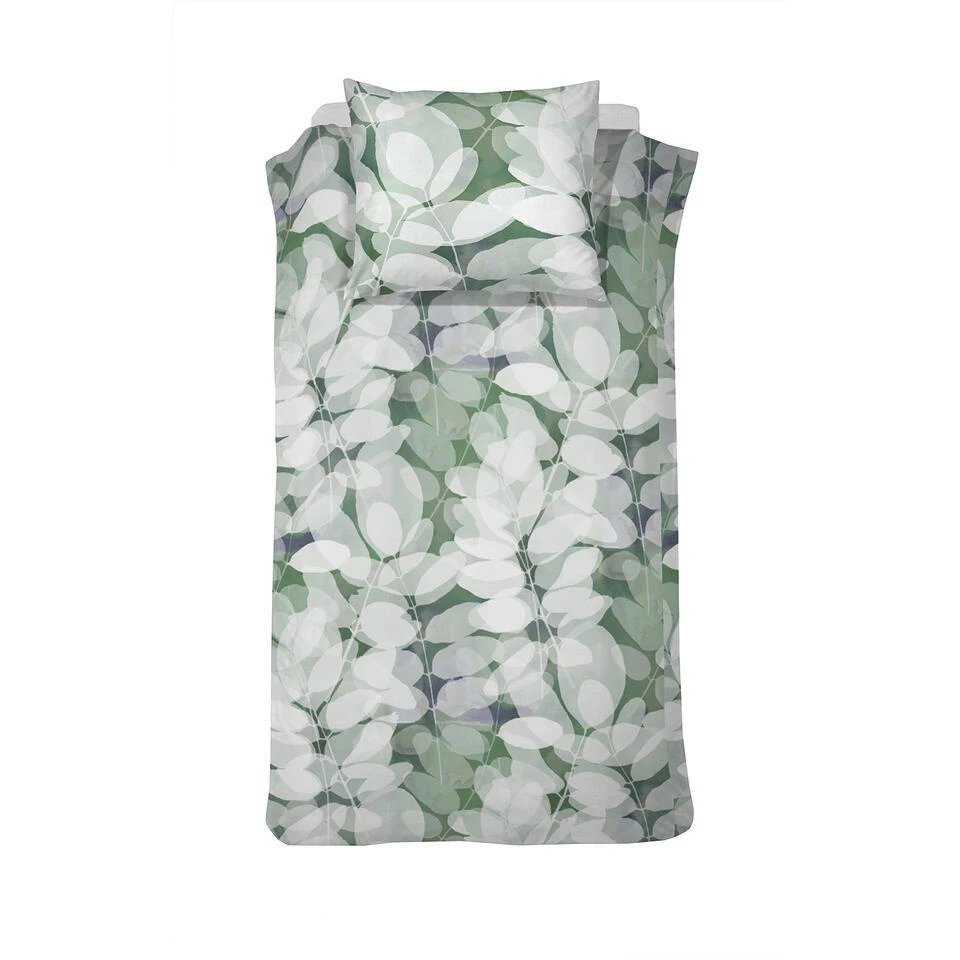 Cinderella Dekbedovertrek Levy - Satijn - 140x200/220 Cm - Green 3 Cinderella Dekbedovertrek Levy - Satijn - 140x200/220 Cm - Green