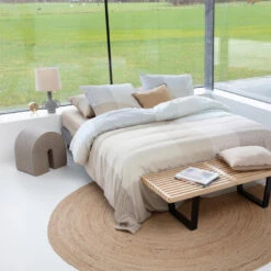 Damai Dekbedovertrek Moore - Satijn - 200x200/220 Cm - Butter Cream -Winkel Voor Premium Beddengoed 1000034614 0101