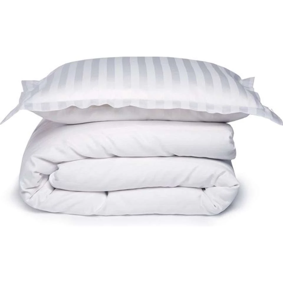 Dekbedovertrek Damai Linea White Satijn-260x200/220 4 Dekbedovertrek Damai Linea White Satijn-260x200/220 - Afbeelding 2