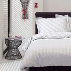 Dekbedovertrek Damai Linea White Satijn-260x200/220 9 Dekbedovertrek Damai Linea White Satijn-260x200/220 -Winkel Voor Premium Beddengoed 1000034669 0103