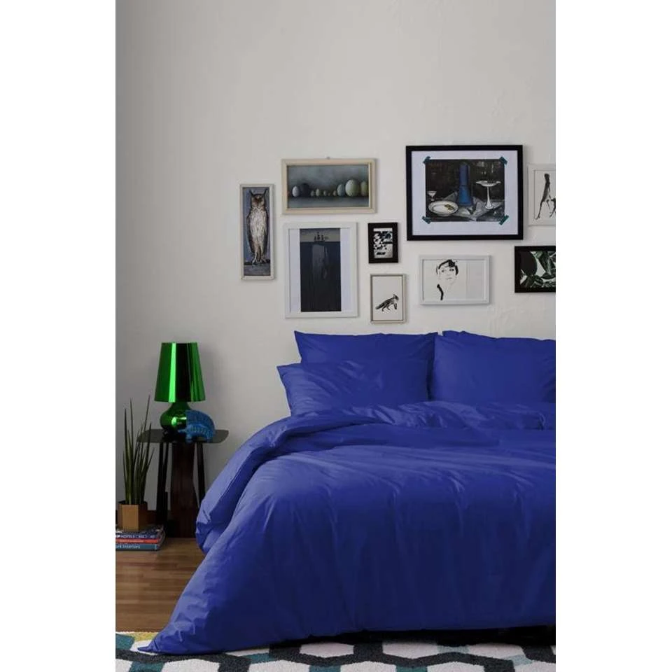 Damai Dekbedovertrek Uni Katoen Ultra Marine-260 X 200/220 Cm 4 Damai Dekbedovertrek Uni Katoen Ultra Marine-260 X 200/220 Cm - Afbeelding 2