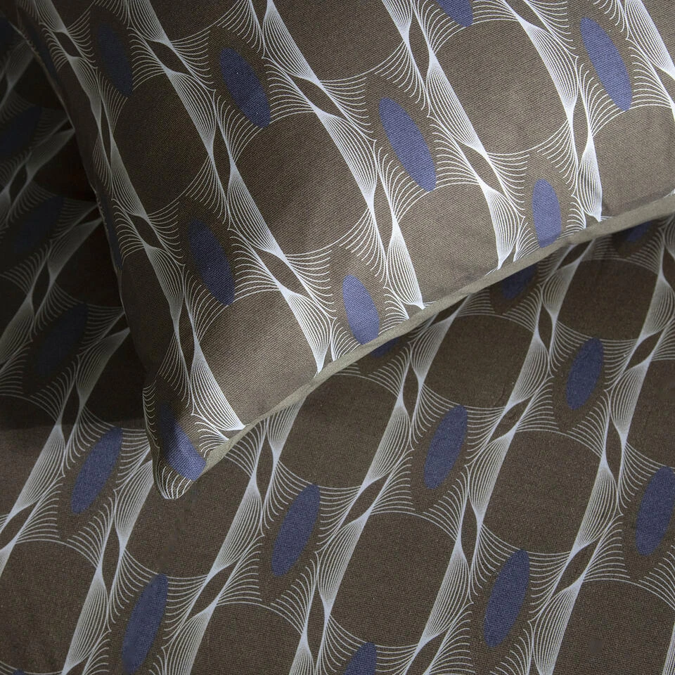 Damai Dekbedovertrek Kente - Katoen - 260x200/220 Cm - Olive Green 5 Damai Dekbedovertrek Kente - Katoen - 260x200/220 Cm - Olive Green - Afbeelding 3