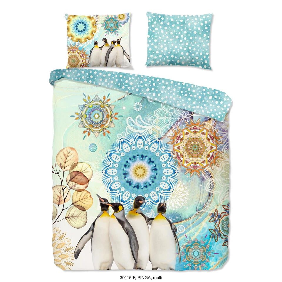 HIP Dekbedovertrek "Pinga" - Multi - (240x220 Cm) 3 HIP Dekbedovertrek "Pinga" - Multi - (240x220 Cm)