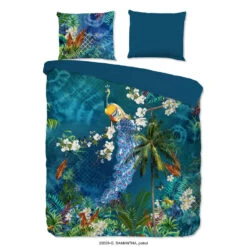 Good Morning Dekbedovertrek "Samantha" - Petrol - (240x220 Cm)