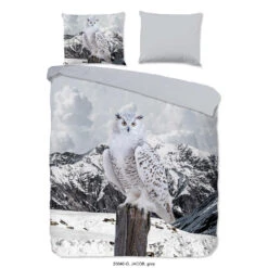 Good Morning Dekbedovertrek "Jacob" - Grijs - (240x220 Cm)