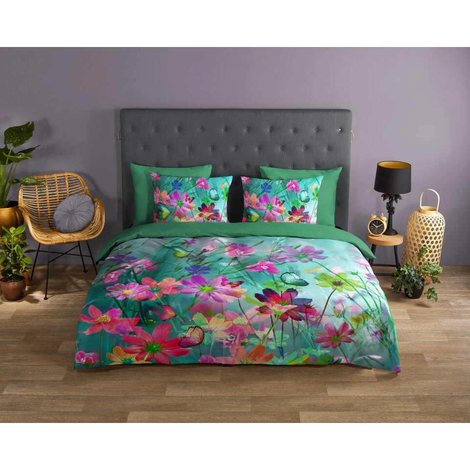 Good Morning Dekbedovertrek "Belle" - Multi - (200x220 Cm) 4 Good Morning Dekbedovertrek "Belle" - Multi - (200x220 Cm) - Afbeelding 2