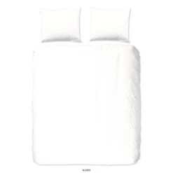 Good Morning Dekbedovertrek "uni White" - Wit - (240x220 Cm)