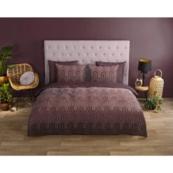 Good Morning Dekbedovertrek "Chevron" - Bordeaux - (140x220 Cm) 7 Good Morning Dekbedovertrek "Chevron" - Bordeaux - (140x220 Cm) -Winkel Voor Premium Beddengoed 1000035879 0101