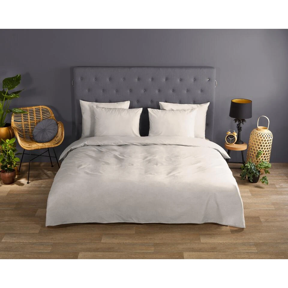 Good Morning Dekbedovertrek "uni L.sand" - Zand - (240x220 Cm) 4 Good Morning Dekbedovertrek "uni L.sand" - Zand - (240x220 Cm) - Afbeelding 2