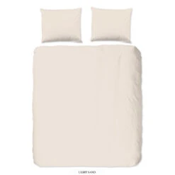 Good Morning Dekbedovertrek "uni L.sand" - Zand - (240x220 Cm)