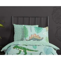 Good Morning Dekbedovertrek "Prehistory" - Groen - (140x220 Cm) 9 Good Morning Dekbedovertrek "Prehistory" - Groen - (140x220 Cm) -Winkel Voor Premium Beddengoed 1000035937 0110