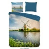Good Morning Dekbedovertrek "Windmill" - Multi - (140x220 Cm) -Winkel Voor Premium Beddengoed 1000035972