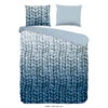 Good Morning Dekbedovertrek "Knitted" - Blauw - (140x240 Cm) -Winkel Voor Premium Beddengoed 1000035992