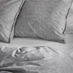 Damai Dekbedovertrek Ebba - Biologisch Katoen - 260x200/220 Cm - Grey -Winkel Voor Premium Beddengoed 1000041527 0103