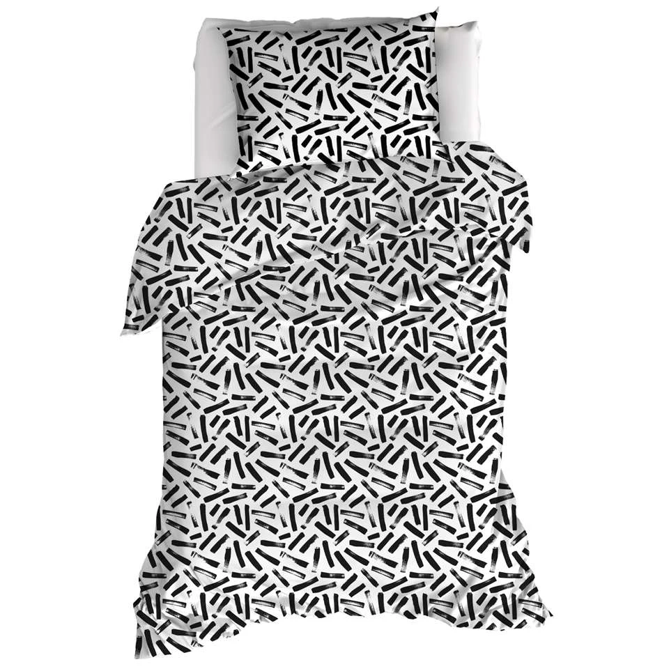 Moodit Dekbedovertrek Odil Tinto - Eenpersoons - 140 X 220 Cm - Katoen 3 Moodit Dekbedovertrek Odil Tinto - Eenpersoons - 140 X 220 Cm - Katoen