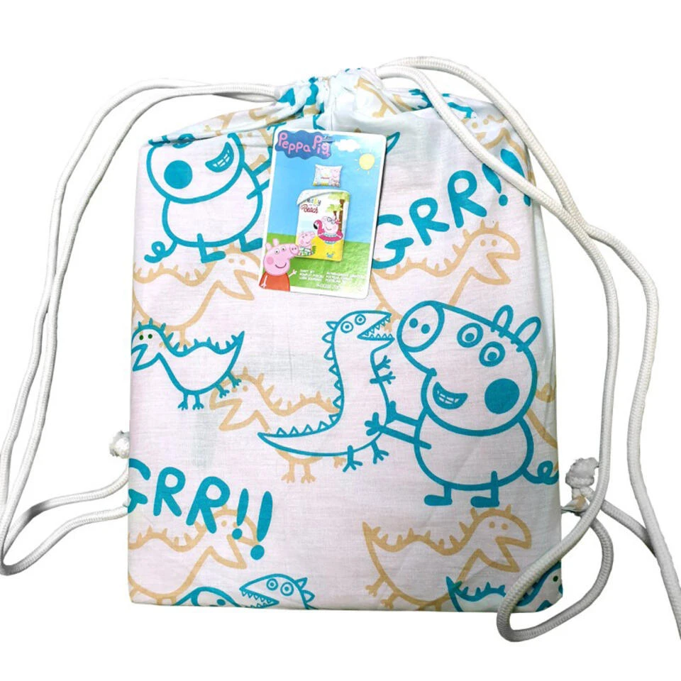 Peppa Pig Dekbedovertrek Ready For The Beach - 140 X 200 Cm - Katoen 6 Peppa Pig Dekbedovertrek Ready For The Beach - 140 X 200 Cm - Katoen - Afbeelding 4